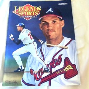 1992 Legends Sports Memorabilia ATLANTA BRAVES David Justice